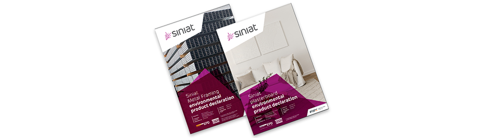 Siniat publishes metal and plasterboard EPDs