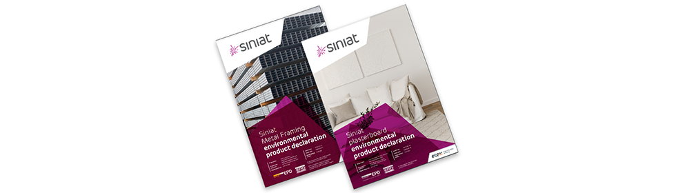 Siniat publishes metal and plasterboard EPDs